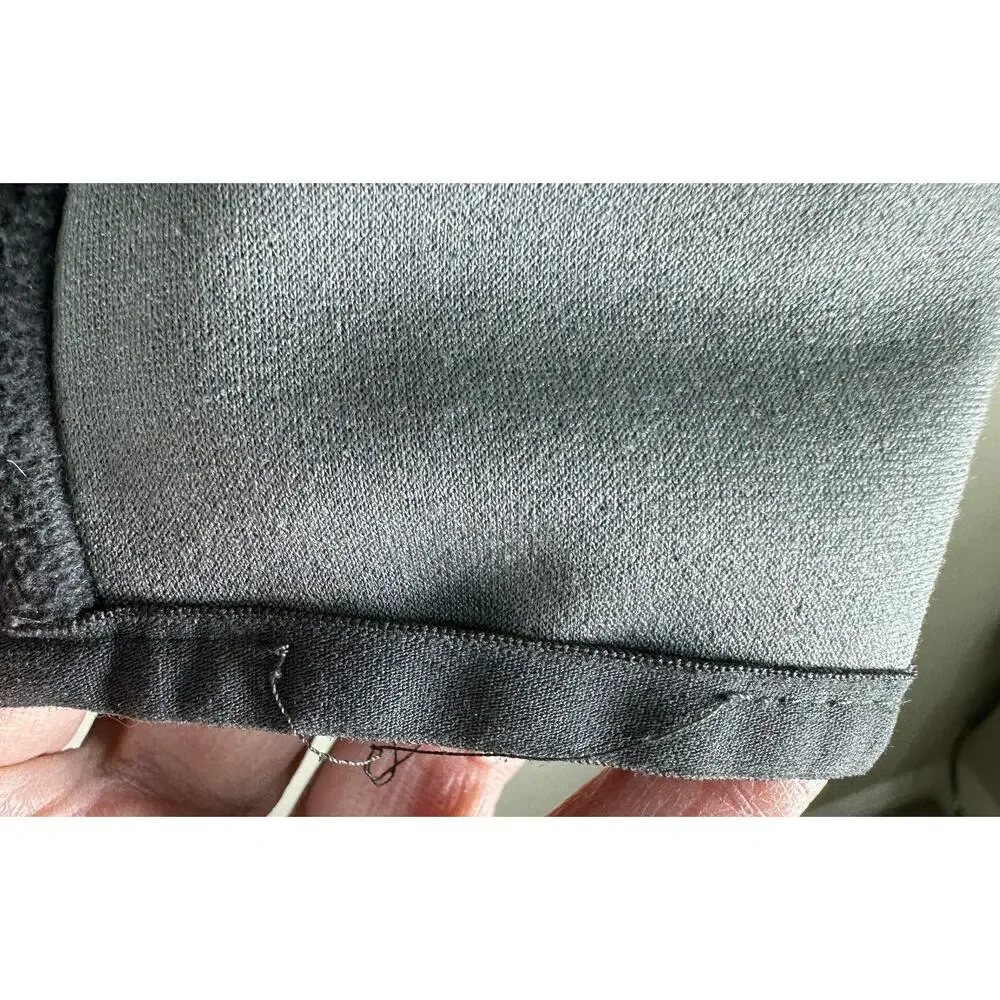 The North Face Men’s Gray Fleece Zip Jacket Medium Outdoor Hiking Warm Layer
